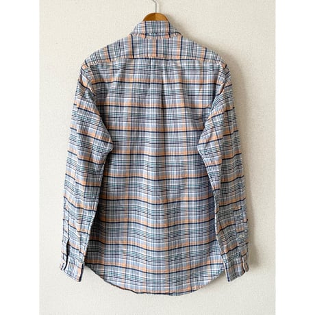 USED ラルフローレン CUSTOM FIT オックスフォード　ボタンダウンシャツ BLUE