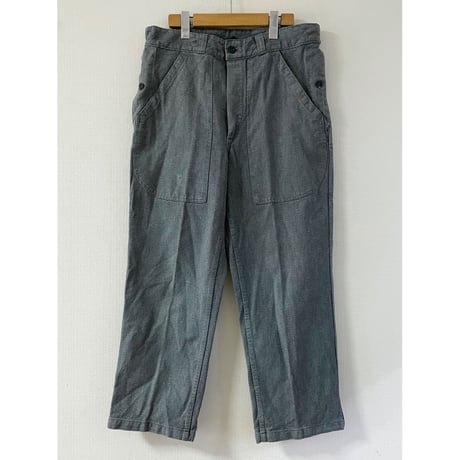 USED スイス軍　デニムワークパンツ 34/28相当 21