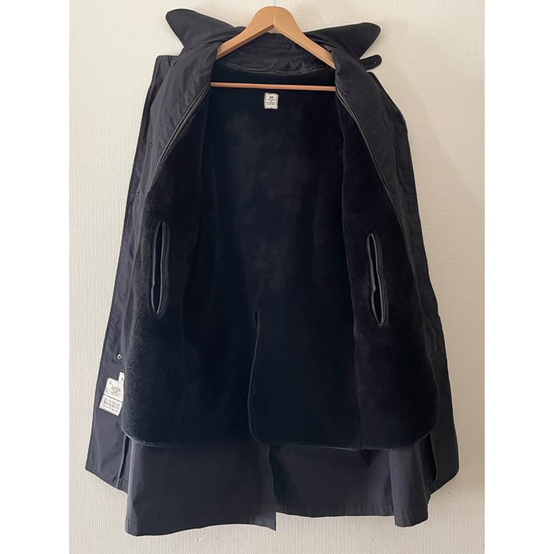 USED 80's USN オールウェザーコート 36R ボアライナー付き BLUE 3346