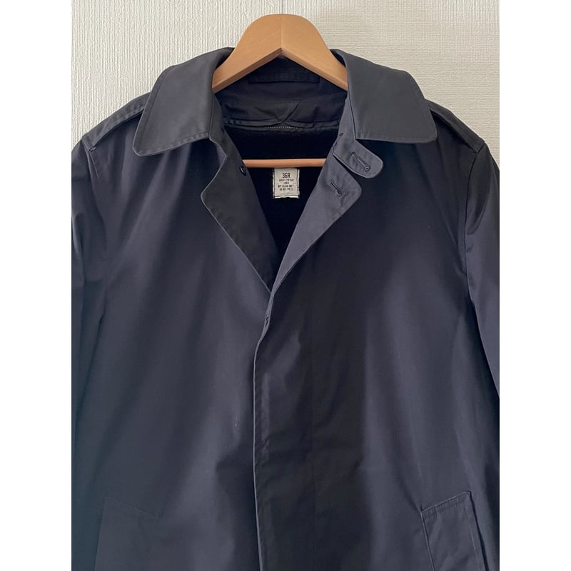 出品3/15まで【80s】USNAVYオールウェザーコート(ライナー付) 38R USED 80's USN オールウェザーコート 36R ボアライナー付き BLUE 3346