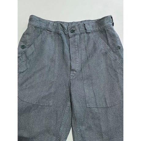 USED 80's スイス軍　デニムワークパンツ　後期型 45/80