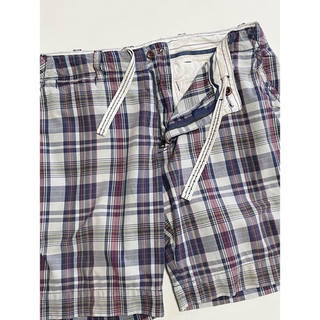 USED POLO ラルフローレン マドラスチェック　ショートパンツ　美品