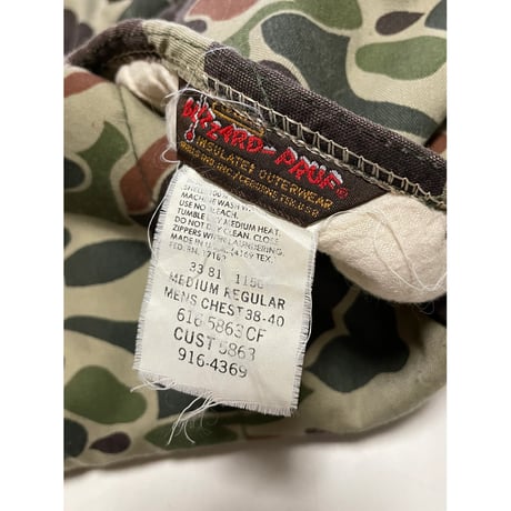 USED アメリカ製　Walls ダックカモハンティングJKT MEDIUM リバーシブル