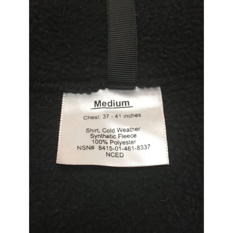 USED 米軍　ECWCS GEN2 ポーラテックフリースJKT 黒　MEDIUM