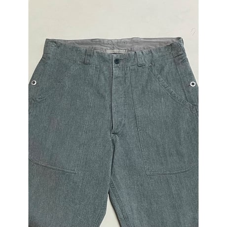USED スイス軍　デニムワークパンツ 36/28相当　43