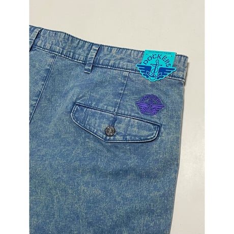 DOCKERS levi's アーバンアウトフィッターズ別注　ツータックチノ　ブルー