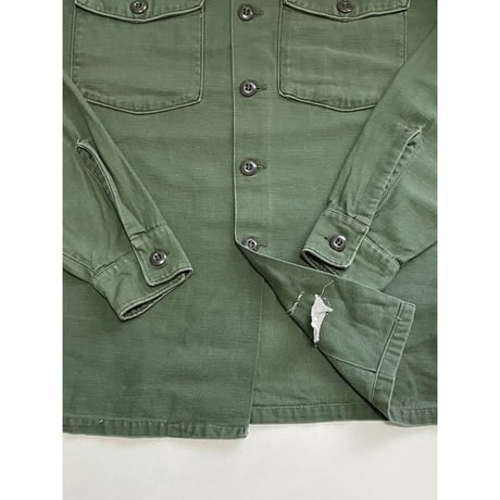 VINTAGE 70's US ARMY OG107 ユーティリティシャツ 4th 16 1/2×34