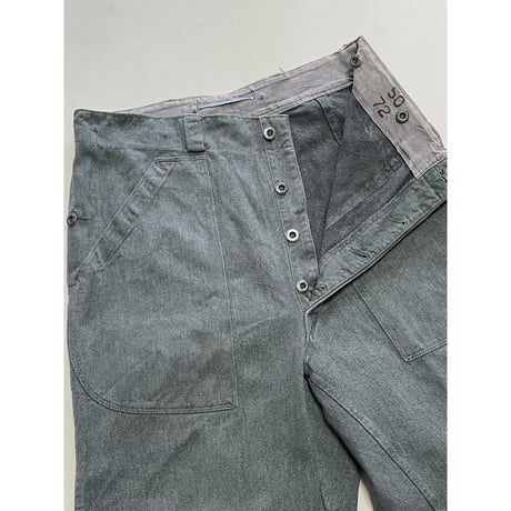 USED スイス軍　デニムワークパンツ 36/30相当 15