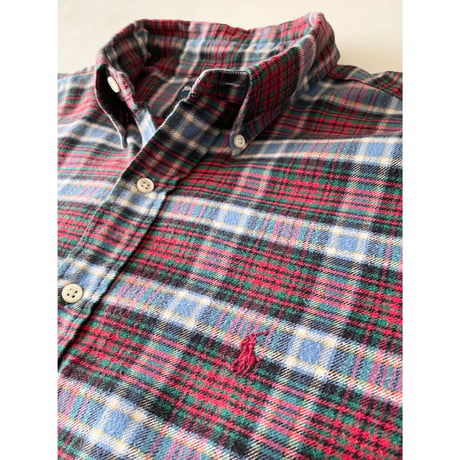 USED 90's Ralph Lauren ネルシャツ L BLAKE