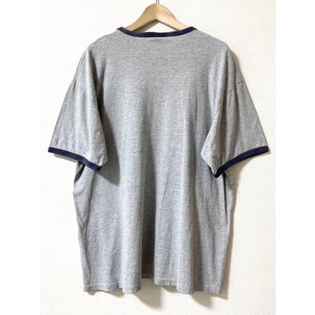 USED 90's NIKE リンガーTシャツ　L ロゴ　刺繍