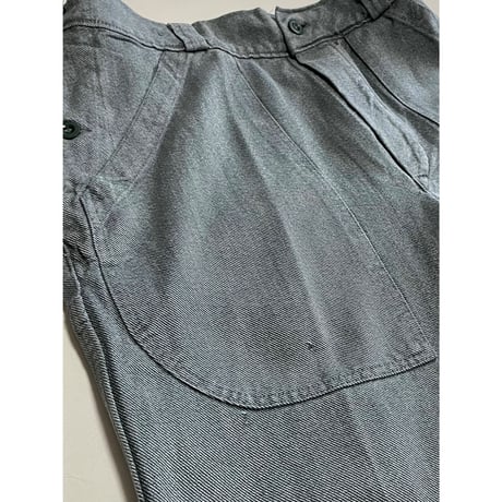 USED 80's スイス軍　デニムワークパンツ 45/72