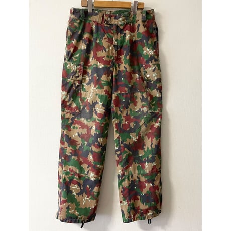 USED 80's スイス軍　M83 アルペンカモカーゴパンツ