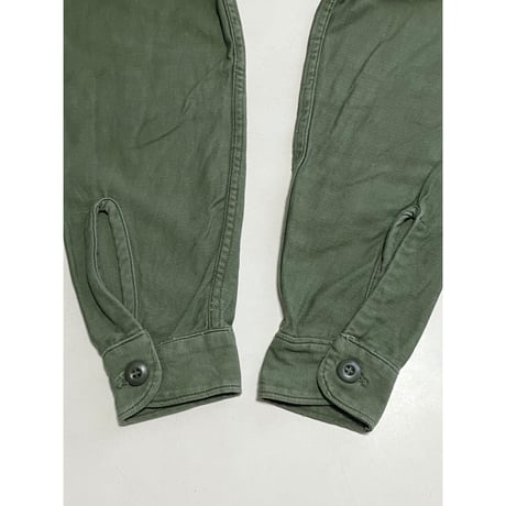 VINTAGE 60's  US ARMY OG107 ユーティリティシャツ　シャツ袖 2nd 15 1/2×33