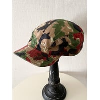 USED 80's スイス軍 M83 アルペンカモワークキャップ L