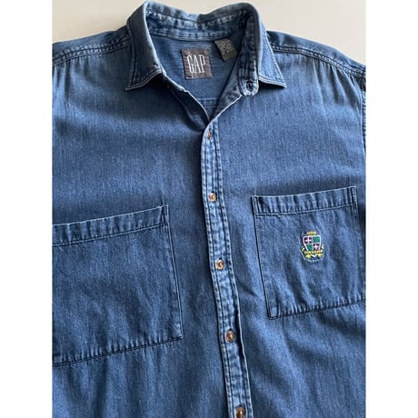 USED 90's OLD  GAP デニムシャツ M