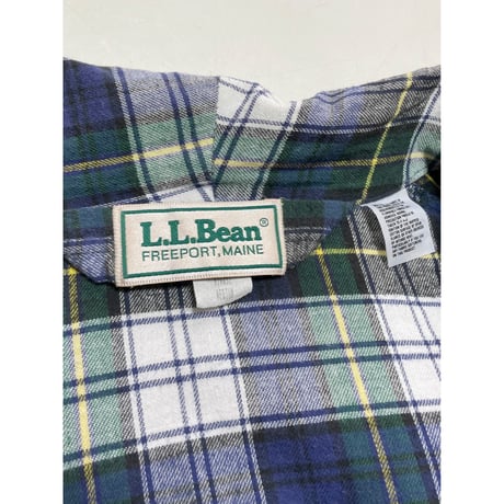 USED LL Bean アメリカ製　タータンチェックガウン MEDIUM