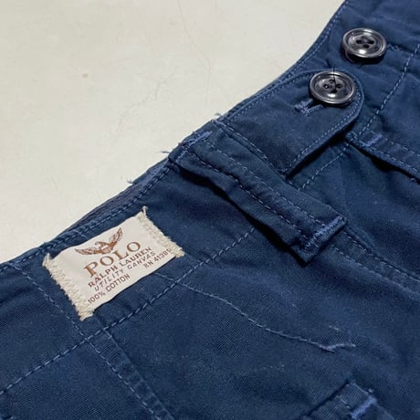 USED POLO ラルフローレン カーゴショーツ NVY 36
