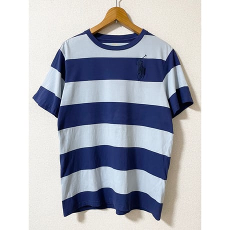USED POLOラルフローレン BIGポニーボーダーTシャツ ボーイズL(160)
