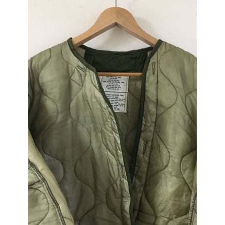 DEAD STOCK  US ARMY M65 フィッシュテールパーカー用ライナー　MEDIUM 70'sデッドストック  9