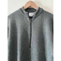 USED スイス軍　ハーフZIP セーター 48
