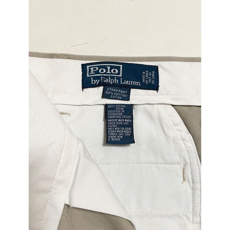 USED POLOラルフローレン 90's ツータックチノ ETHAN 32/32