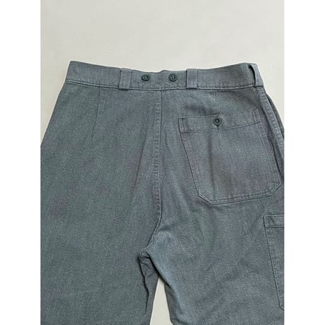 USED スイス軍　デニムワークパンツ　34/28相当　74