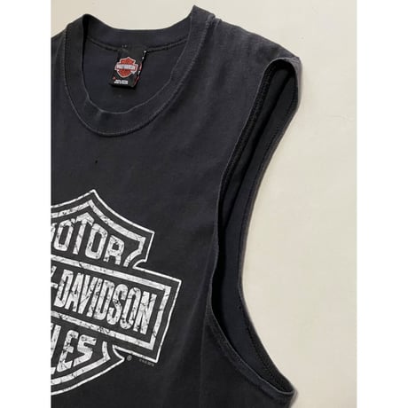 USED HARLEY DAVIDSON ノースリーブ Tシャツ　XL