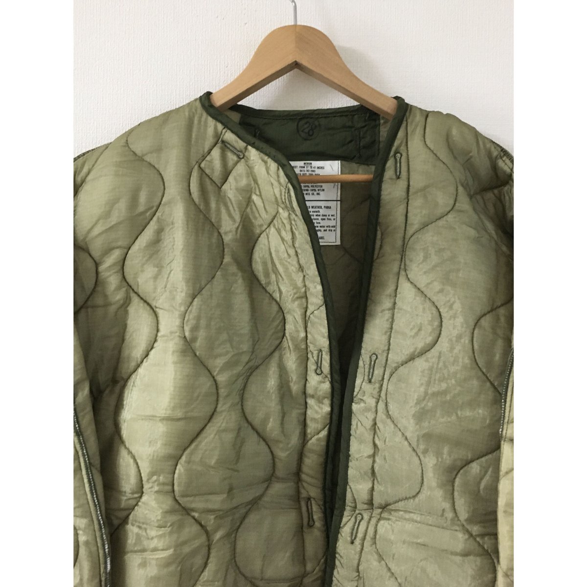 DEAD STOCK US ARMY M65フィッシュテールパーカー用ライナー