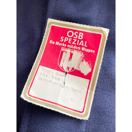 DEAD STOCK ドイツ　エレファントスキンワークJKT サイズ56 モールスキン