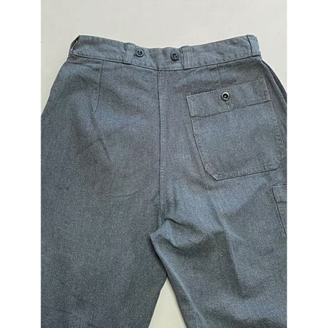 USED スイス軍　デニムワークパンツ 32/28相当 51