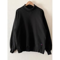 USED アメリカ製RUSSELL ATHLETIC タートルネックスウェット 黒 L