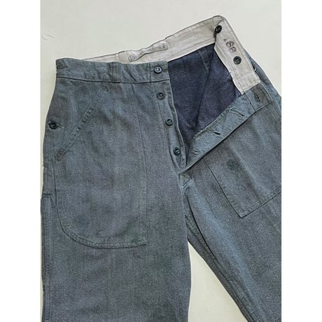 USED スイス軍　デニムワークパンツ 32/28相当 51