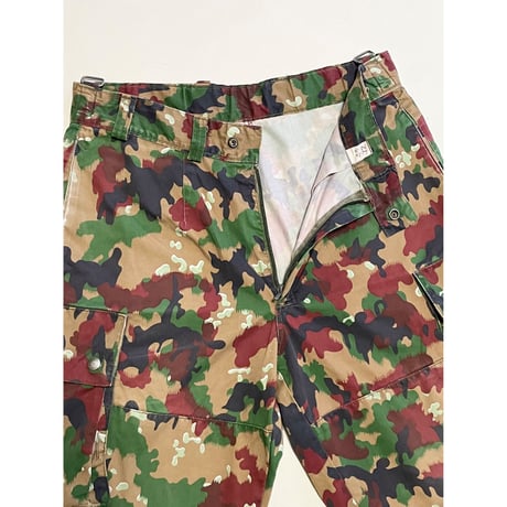 USED 80's スイス軍　M83 アルペンカモカーゴパンツ  44/72