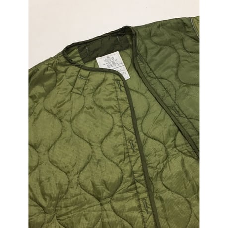 DEAD STOCK M65 フィッシュテールパーカー用　キルティングライナー　MEDIUM  US  ARMY デッドストック　8