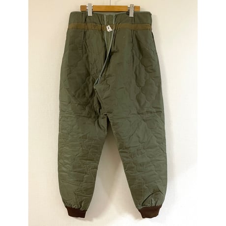 DEAD STOCK チェコ軍　M85 キルティングライナーパンツ 2 53