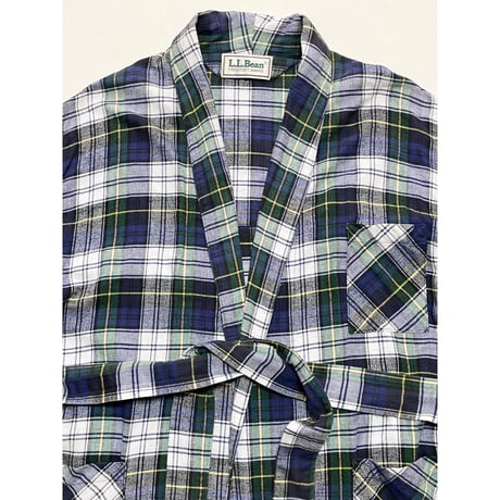 USED LL Bean アメリカ製　タータンチェックガウン MEDIUM