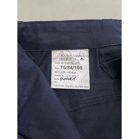 USED イギリス軍　ロイヤルネイビー　カーゴパンツ  75/84/100