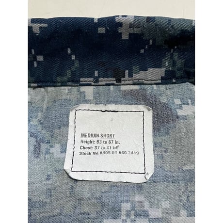USED US NAVY NWU ワーキングブラウス M-S