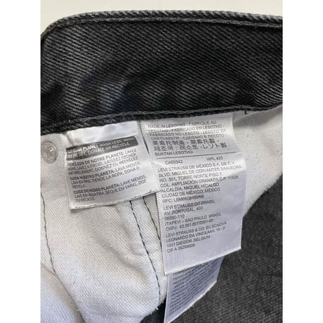 USED Levi's リーバイス 505 ブラック 38/30