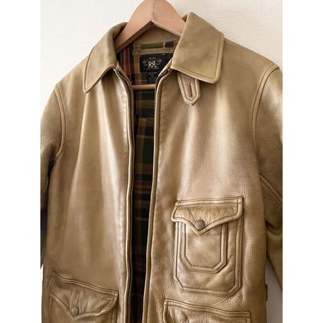 USED RRL ダブルアールエル　 レザージャケット S