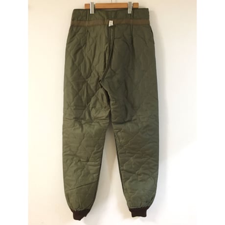 DEAD STOCK チェコ軍　M85 キルティングライナーパンツ　大きめサイズ　新品未使用　9