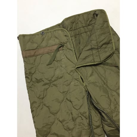 デッドストック チェコ軍　M85 キルティングライナーパンツ　VINTAGE 3