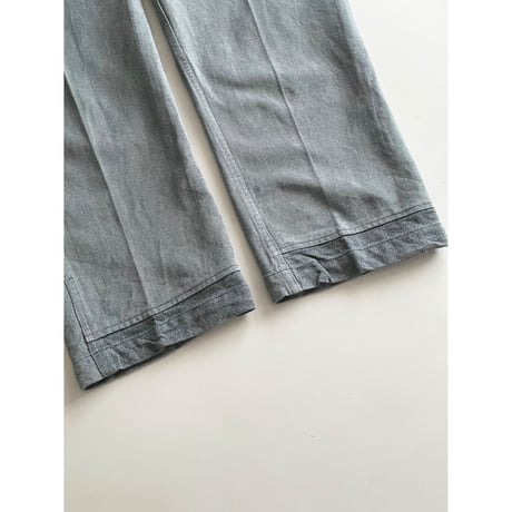 USED 80's スイス軍　デニムワークパンツ 45/80