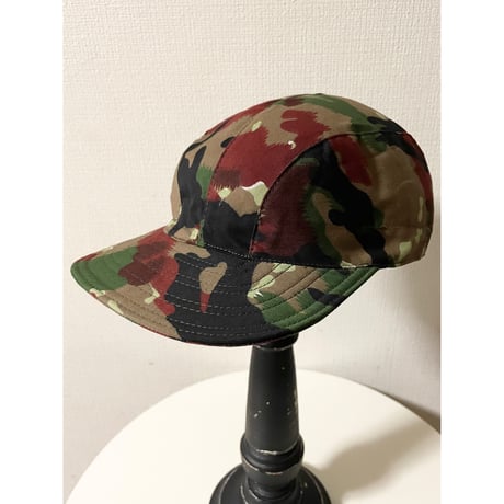 USED 80's スイス軍 M83 アルペンカモ　ワークキャップ M