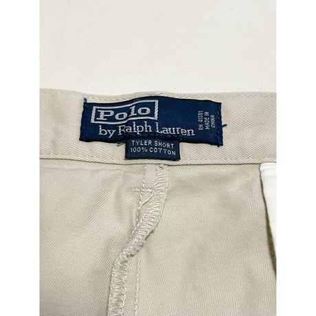 USED POLOラルフローレン ツータックチノショーツ TYLER 33