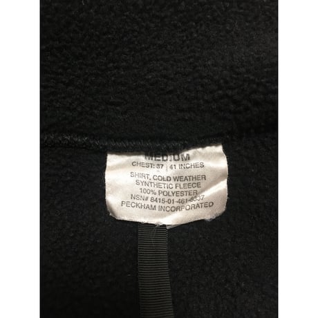 USED 米軍ECWCS GEN2 ポーラテックフリースJKT 黒 MEDIUM エクワックス　3