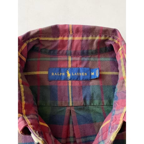 USED Ralph Lauren オックスフォードボタンダウンシャツ M