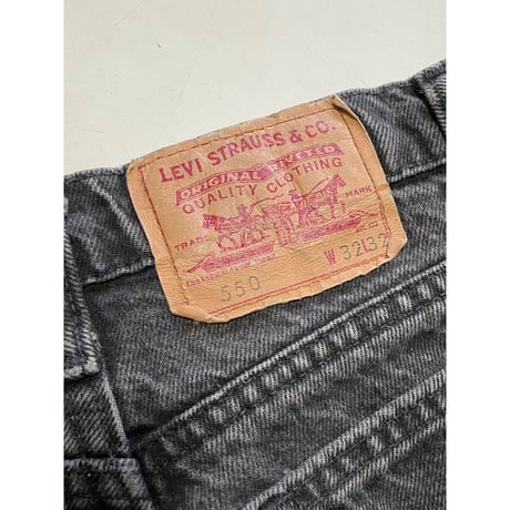 USED Levi's リーバイス 550 ブラック　32/32