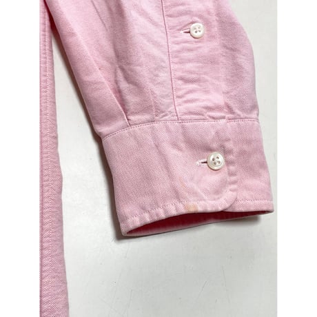 USED POLO ラルフローレン オックスフォード B/D シャツ ピンク 15-32