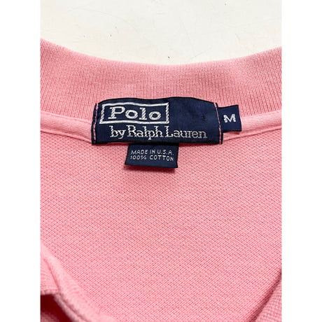 USED 90's USA製　POLOラルフローレン ポロシャツ M ポロゴルフ